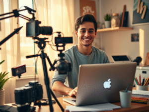 You can start a YouTube Channel